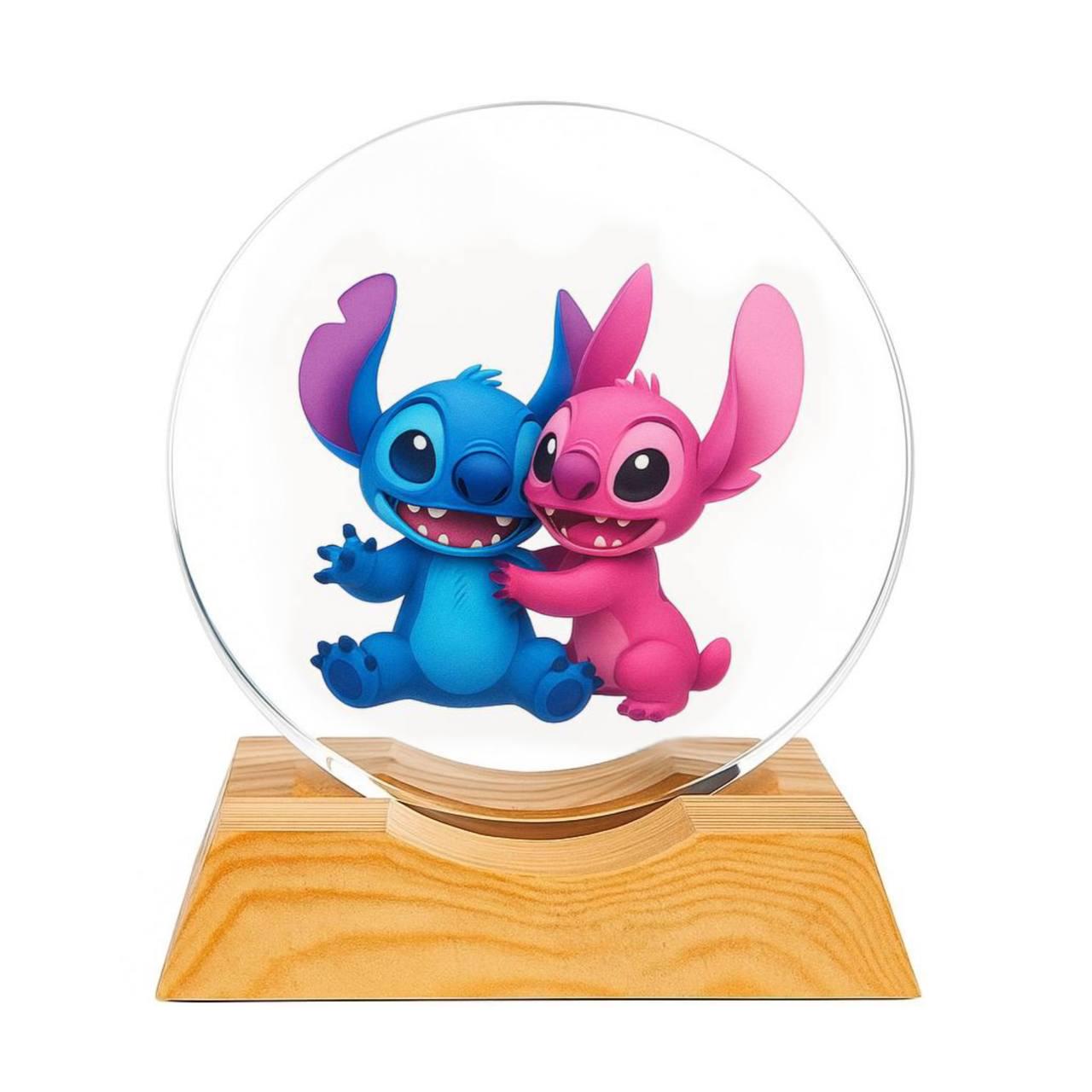 Светильник для детской комнаты кристаллический Стич и Ангел (74716bbd) Светильник для детской комнаты кристаллический Стич и Ангел (74716bbd)