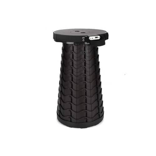 Туристический табурет складной WCG с повербанком телескопический до 180 кг 45х25 см Черный (32901312) Туристический табурет складной WCG с повербанком телескопический до 180 кг 45х25 см Черный (32901312)