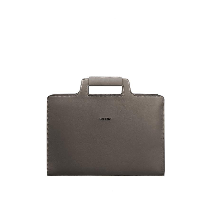 Женская сумка кожаная для ноутбука и для документов Темно-бежевый (A-026691) - фото 3 Женская сумка кожаная для ноутбука и для документов Темно-бежевый (A-026691) - фото 3