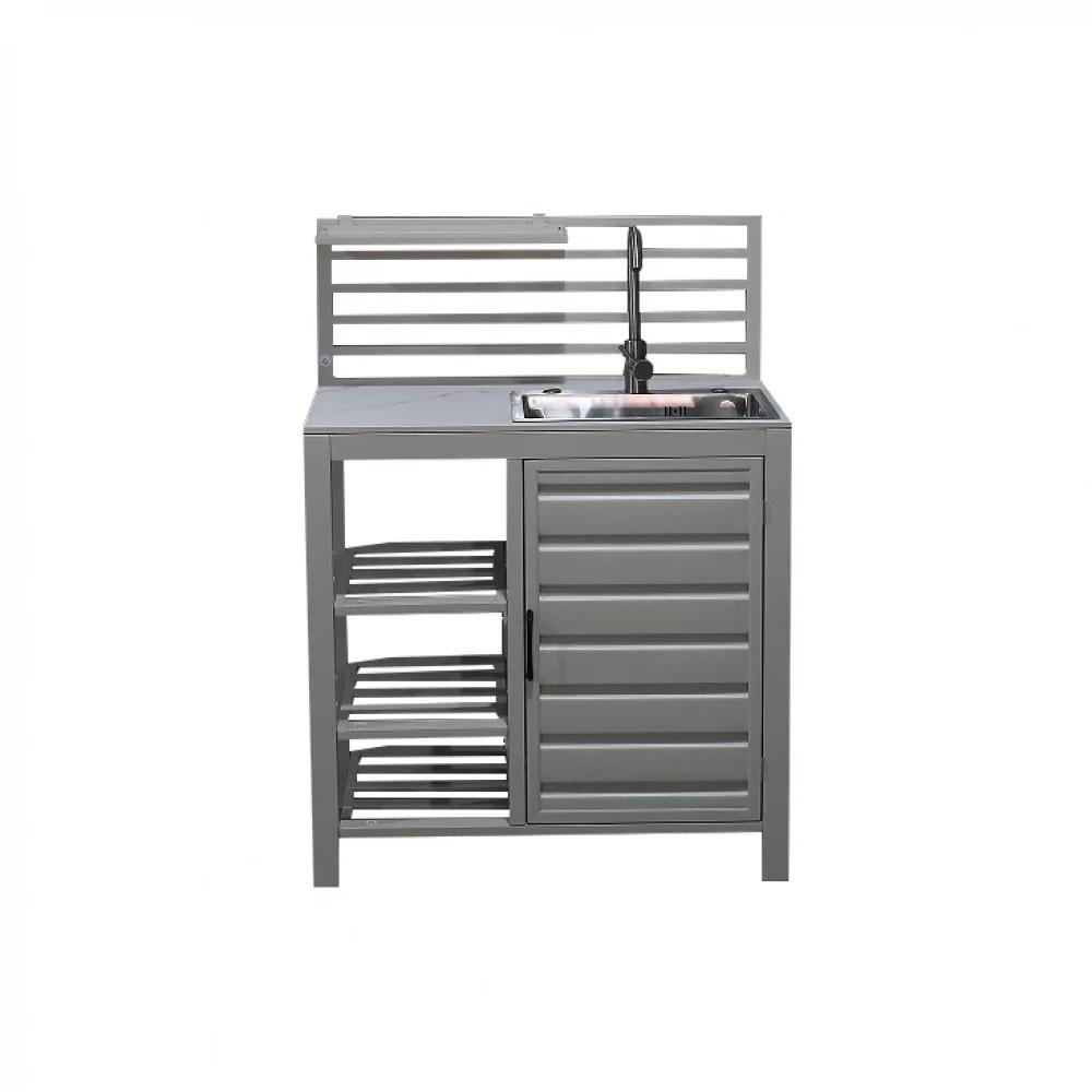 Уличная кухня SKANDI с раковиной, Таупе (SKANDI) - фото 14