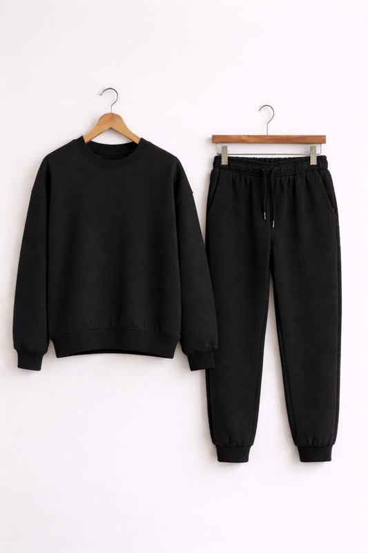 Спортивний костюм чоловічий весняний Zruchno світшот та штани L Чорний (33500495)