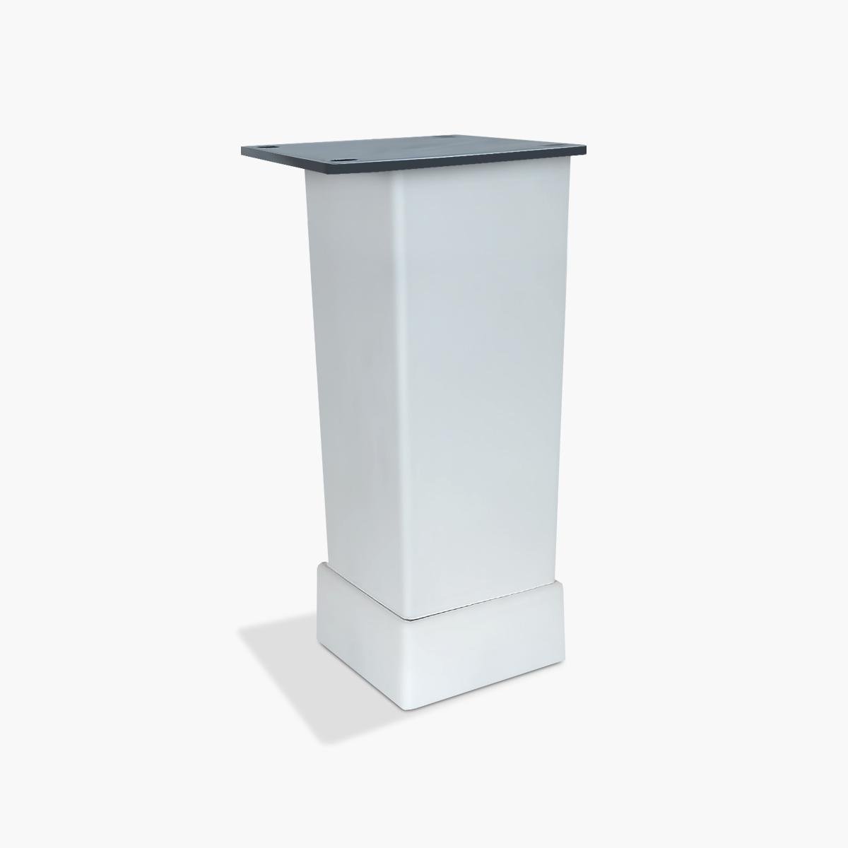 Ножка мебельная Bravo Tower 40х40х100 мм Белый - фото 1 Ножка мебельная Bravo Tower 40х40х100 мм Белый - фото 1