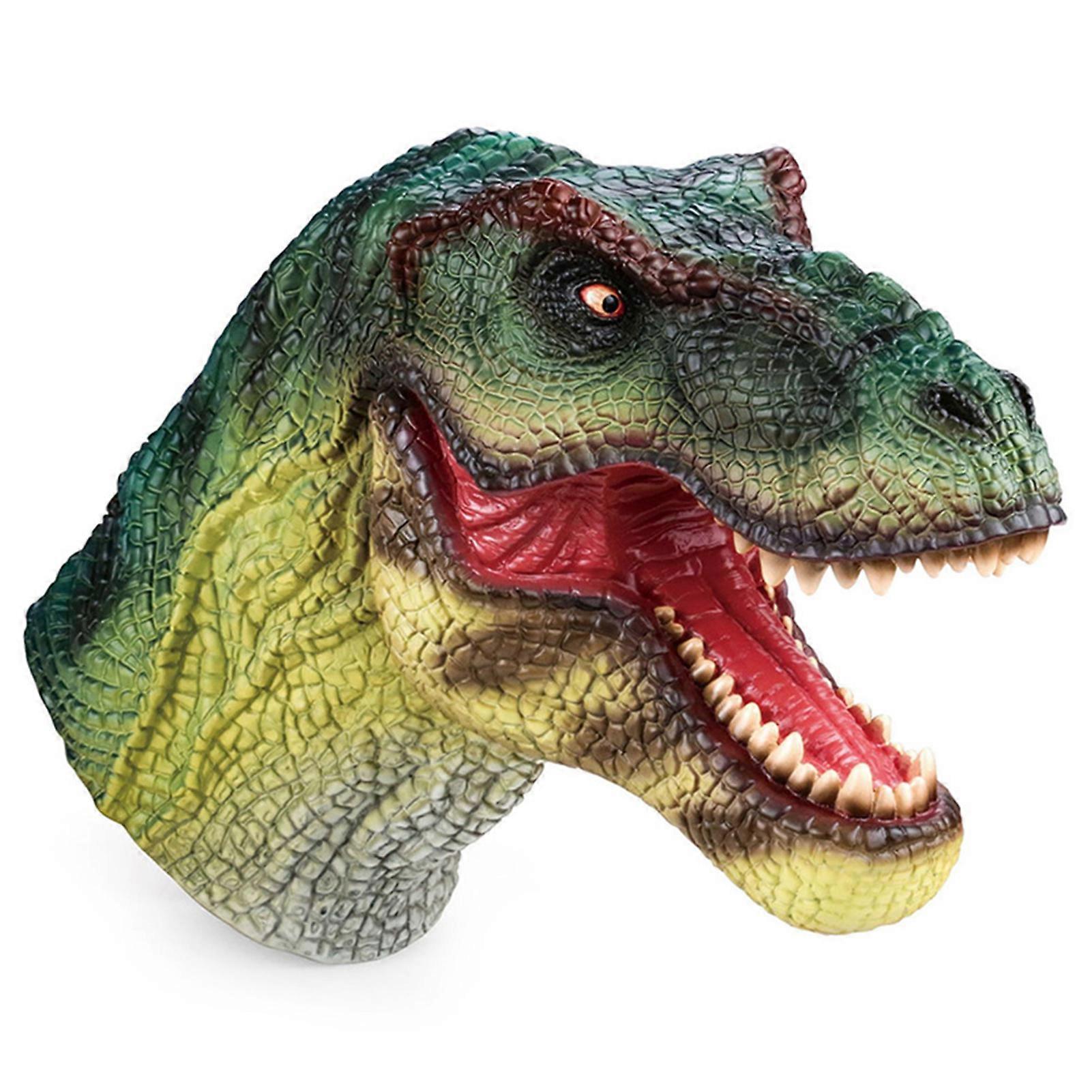 Іграшка-рукавичка Same Toy Тиранозавр Жовтий/Зелений (X361AUT)