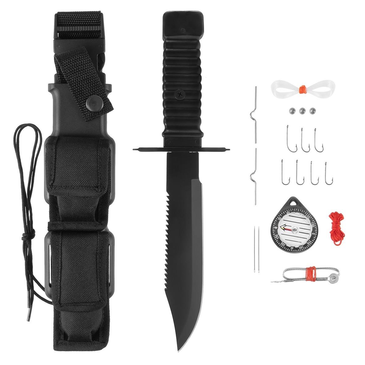 ᐉ Нож с Пилой Mil-Tec Special Forces Survival Knife (15368000) • Купить ...
