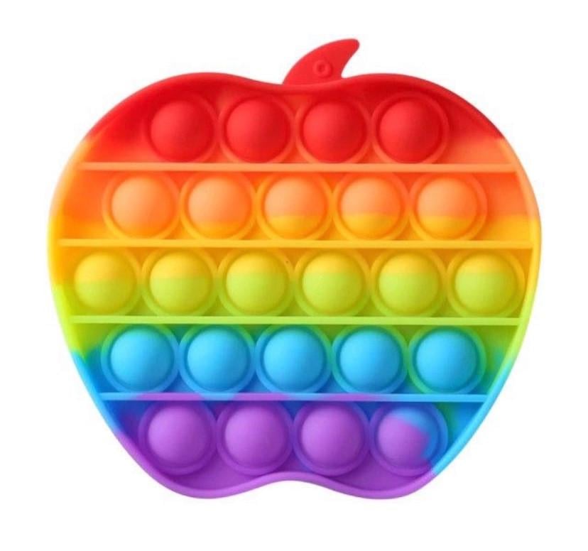 Пупирка антистрес сенсорна іграшка Pop It нескінченна Яблуко (1433016460)