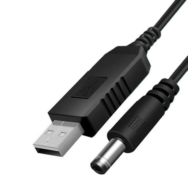 Кабель для роутера USB 5v-12v 1A 5,5х2,5 мм 1 м (2446547058) Кабель для роутера USB 5v-12v 1A 5,5х2,5 мм 1 м (2446547058)