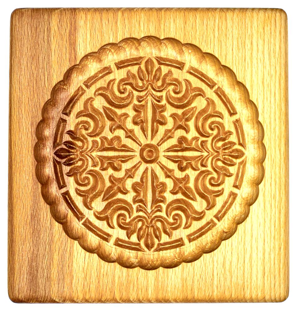 Форма для пряника Узор №8 Абстракция 13,5х14х2 см (1599)