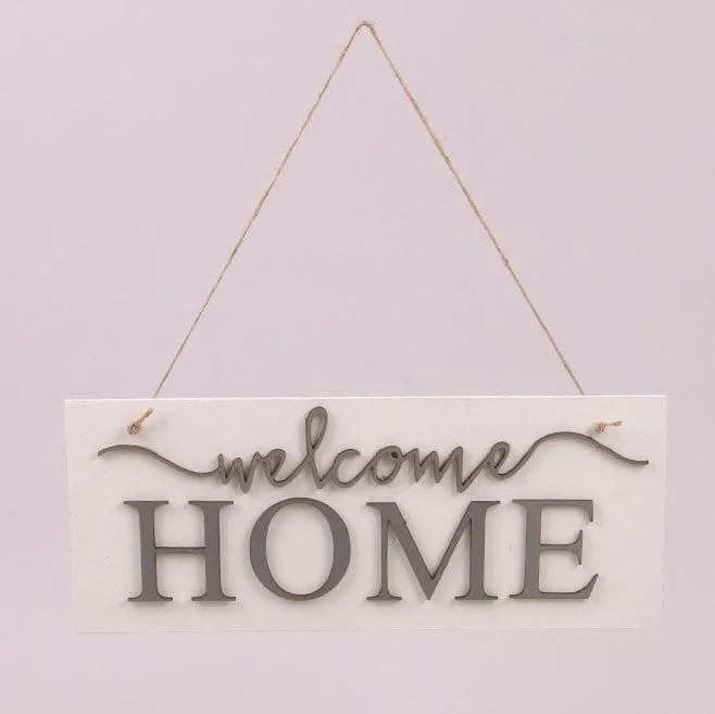 Табличка деревянная Flora Welcome HOME (29581)