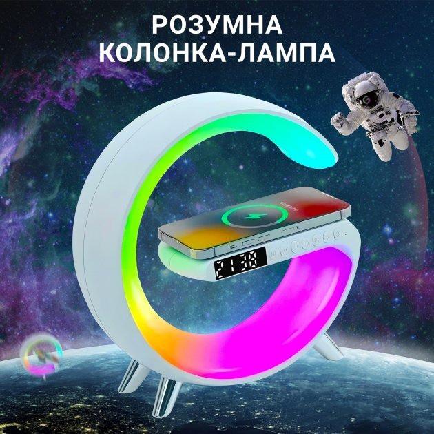 Лампа-ночник настольная с аккумулятором G-Smart G63 RGB 3W Light Sound Machine с беспроводной зарядкой - фото 6