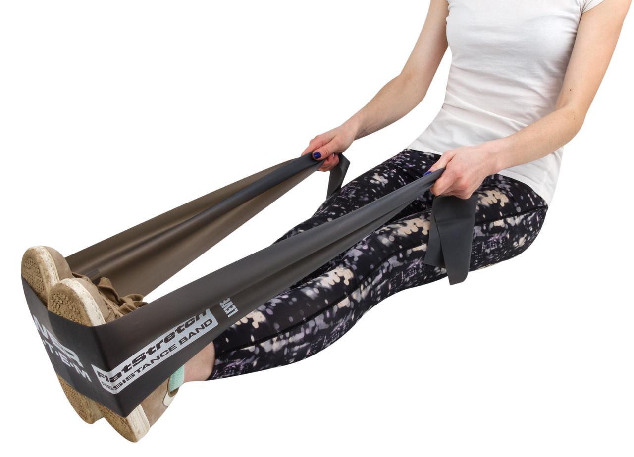 Лента-эспандер для спорта и реабилитации Power System PS-4123 Flat Stretch Band Level 3 12-15 кг Black - фото 7 Лента-эспандер для спорта и реабилитации Power System PS-4123 Flat Stretch Band Level 3 12-15 кг Black - фото 7