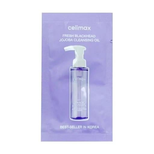 Масло гидрофильное с маслом семян жожоба Celimax Derma Nature Fresh Blackhead Jojoba Cleansing Oil 3 мл (2039613930)