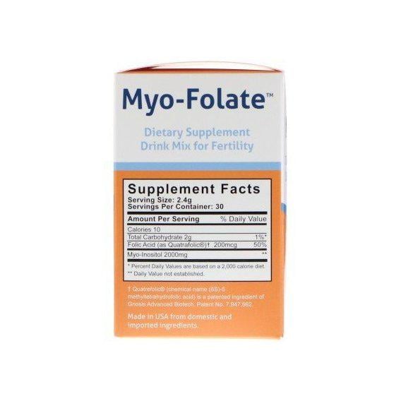 Фолиевая кислота Fairhaven Health Myo-Folate A Drinkable Fertility Supplement 30 packs 2,4 г Unflavored - фото 2 Фолиевая кислота Fairhaven Health Myo-Folate A Drinkable Fertility Supplement 30 packs 2,4 г Unflavored - фото 2