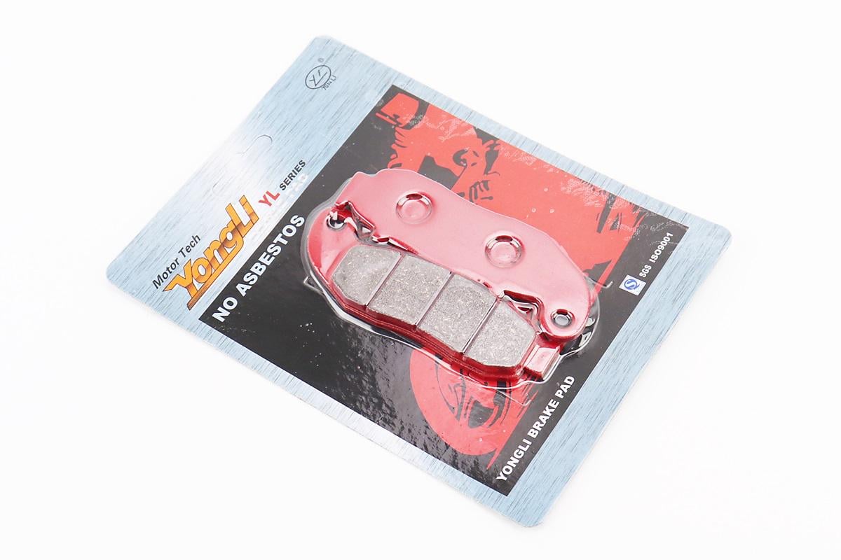 Гальмівні колодки дискові до мотоциклів Viper-Zongshen RX3/GEON Dakar 250/CSC RX3 Cyclone 250 Червоний (359206)