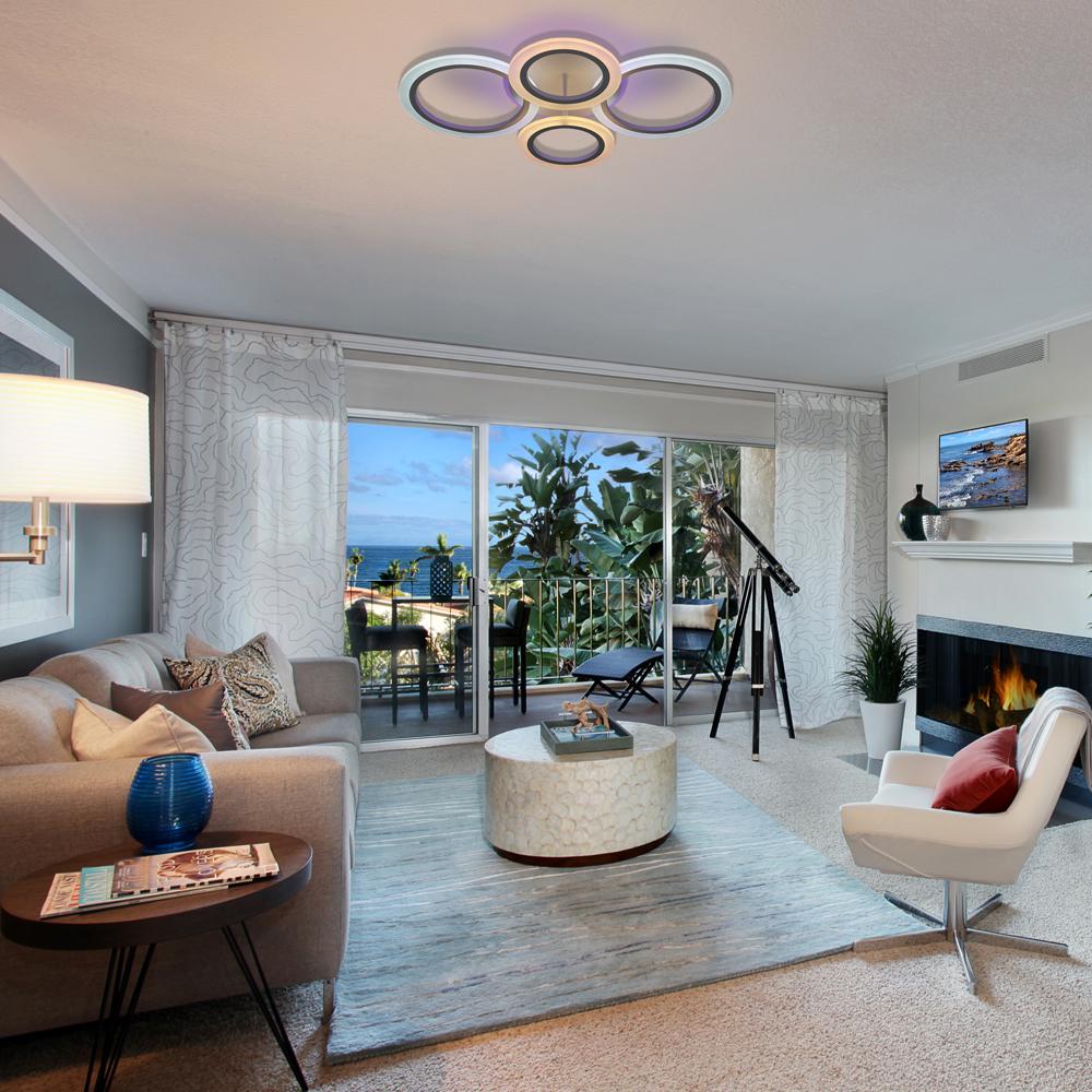 Люстра ARDERO AL6450ARD SOFT R 72W Белый (80249) - фото 4