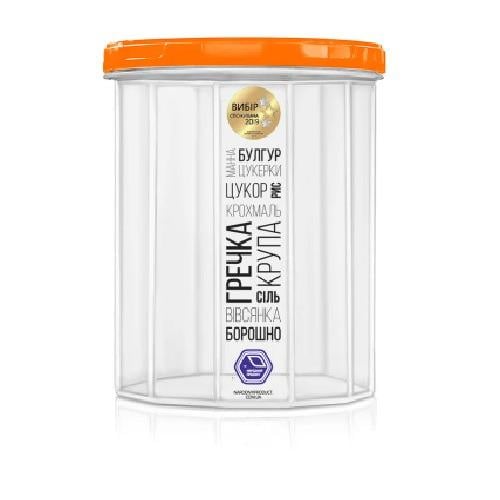 Контейнер пищевой с резьбой NP-83о 1 л d11х13,5 см Контейнер пищевой с резьбой NP-83о 1 л d11х13,5 см