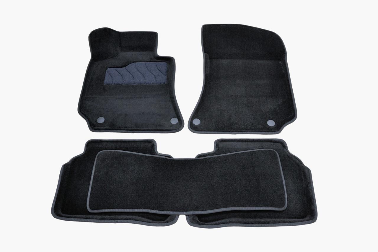Коврики в салон ворсовые 3D Seintex Mercedes-Benz E-Class W212 2009-2016 5 шт. Черный 90915