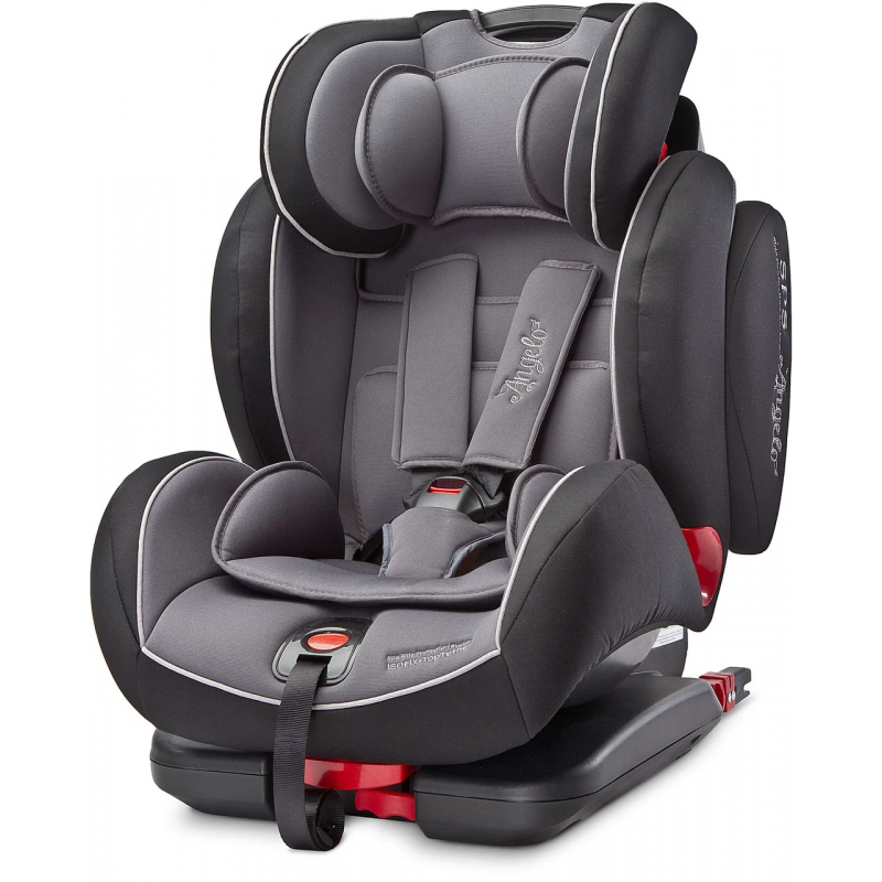 Автокресло Caretero Angelo FIX 1-2-3 группа 9-36 кг с системой Isofix Темно-серый (815104)