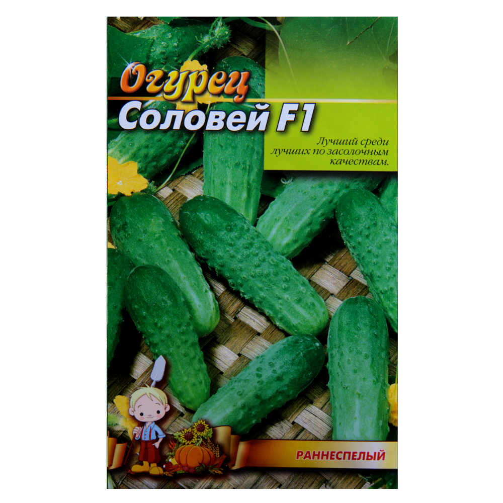 Семена огурца Соловей F1 раннеспелый 3 г (22803)