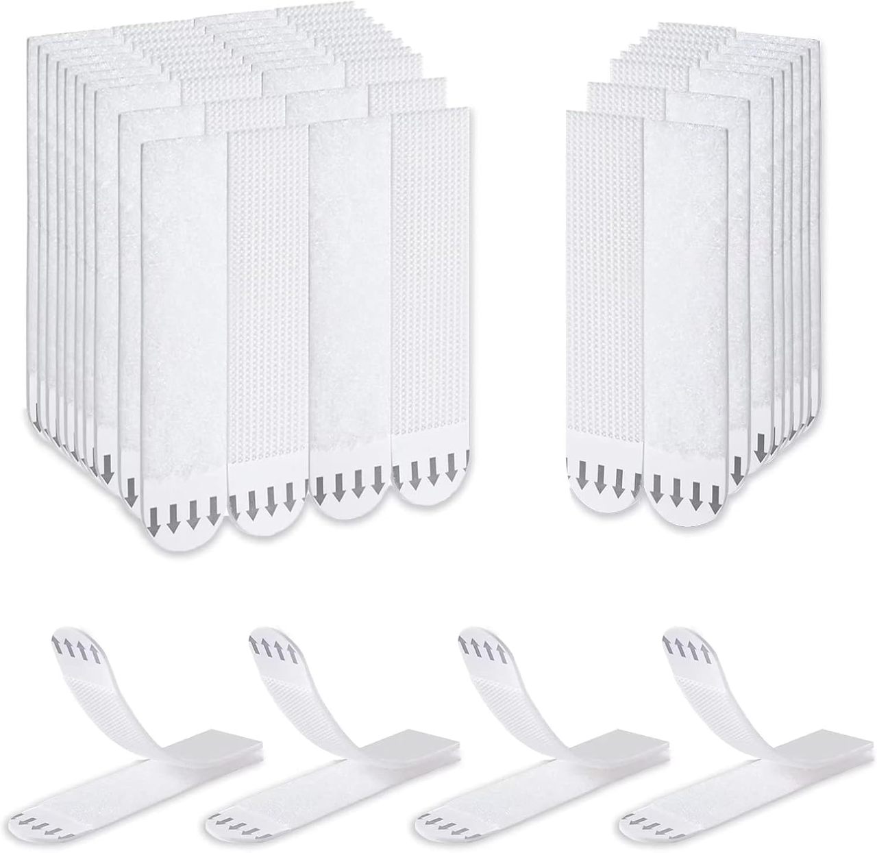 Кріплення для картин без свердління12 пар 24 шт. 70х16 мм Білий Кріплення для картин без свердління12 пар 24 шт. 70х16 мм Білий