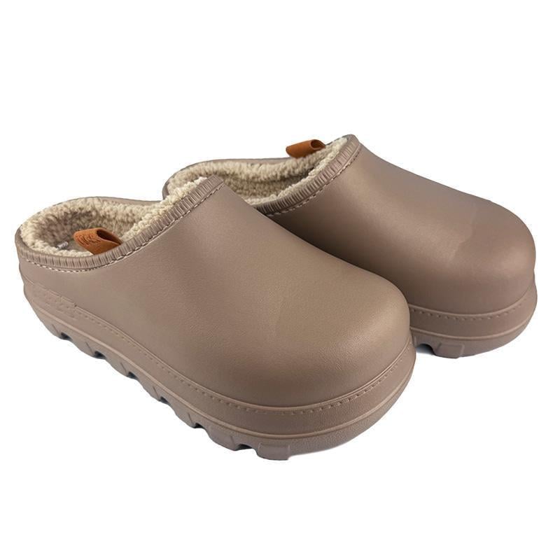 Галоши женские сабо пеновые 1041-2 p. 37 23,5 см Бежевый