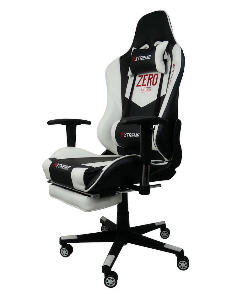 Кресло компьютерное геймерское Extreme Zero Черный/Белый (10629781) - фото 4 Кресло компьютерное геймерское Extreme Zero Черный/Белый (10629781) - фото 4