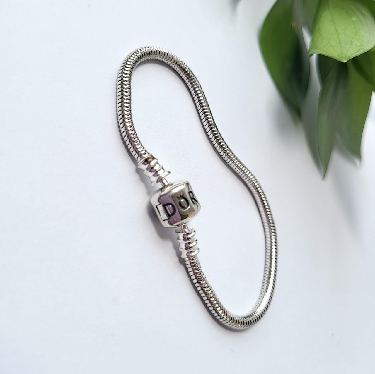 Браслет под бусины из серебра 925 пробы 17,5 см 8,30 г (8004/17.5)