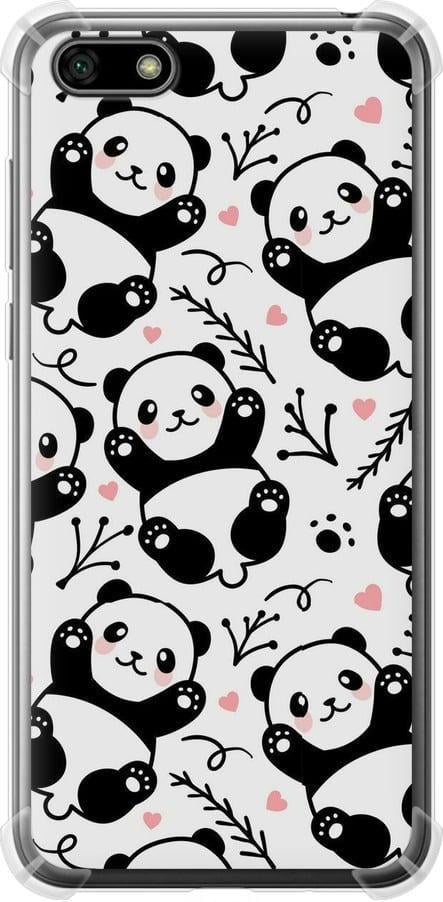 Чехол на Huawei Y5 2018 Панды (4318sp-1500-42517)