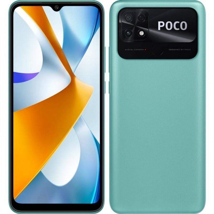 Смартфон Xiaomi Poco C40 4/64GB, Coral Green - фото 1