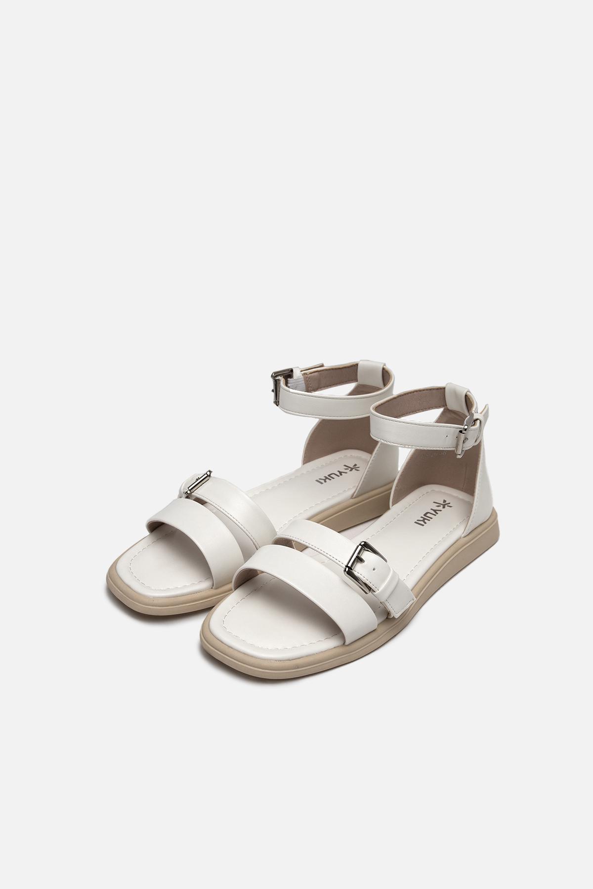 Босоножки на плоской подошве р. 40 Белый (SKT000954841) - фото 3 Босоножки на плоской подошве р. 40 Белый (SKT000954841) - фото 3