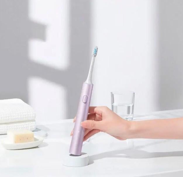 Электрическая зубная щетка MiJia Sonic Electric Toothbrush T302 MES608 Purple - фото 5 Электрическая зубная щетка MiJia Sonic Electric Toothbrush T302 MES608 Purple - фото 5