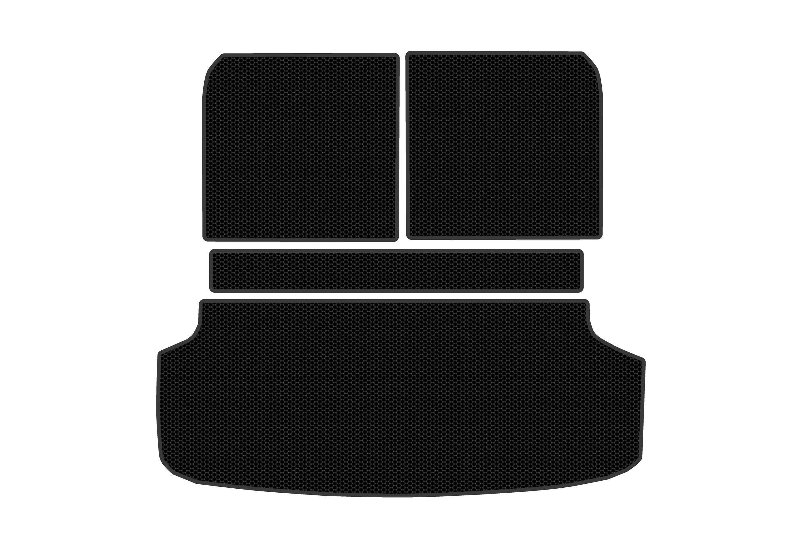 Коврик в багажник резиновый Digital Designs V2 для KIA EV9 Черный (186963)