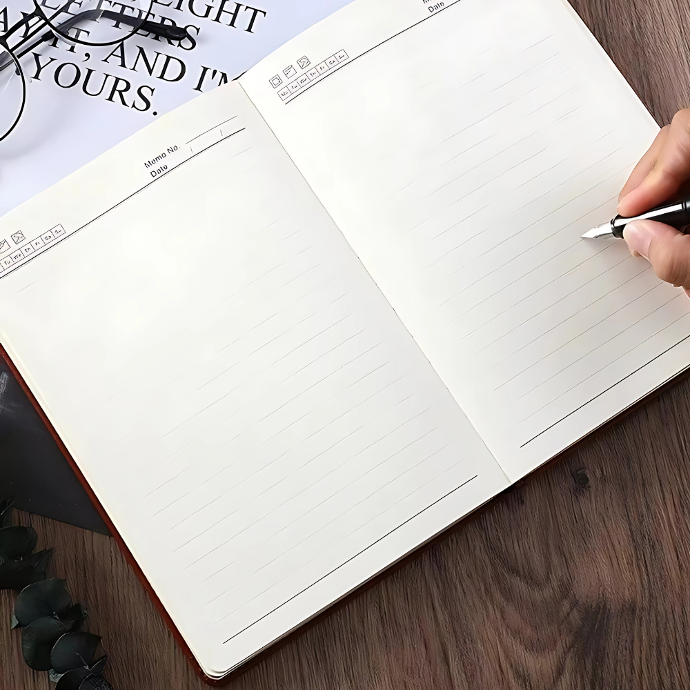 Щоденник планер з ручкою на 100 аркушів у м'якій обкладинці формат А5 Сірий - фото 3