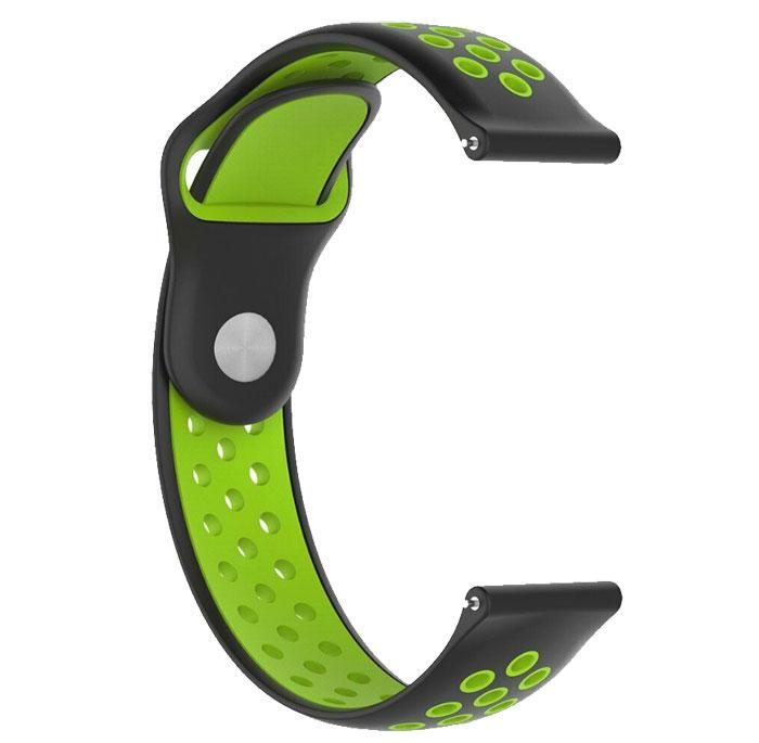 Спортивный ремешок Primo Perfor Sport для часов Samsung Galaxy Watch 3 41 мм SM-R850 Black/Green (1247146992)