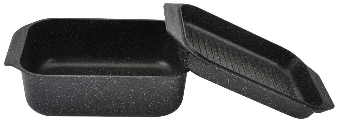 Гусятница Edenberg 6,5 л из алюминия с антипригарным мраморным покрытием (EB-4609)