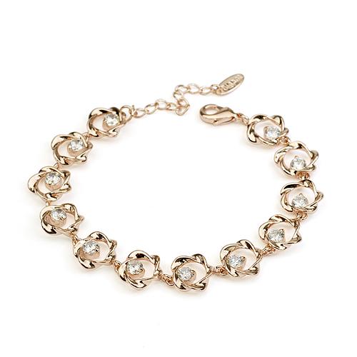 Браслет с кристаллами Сваровски 31376 Italina Белый