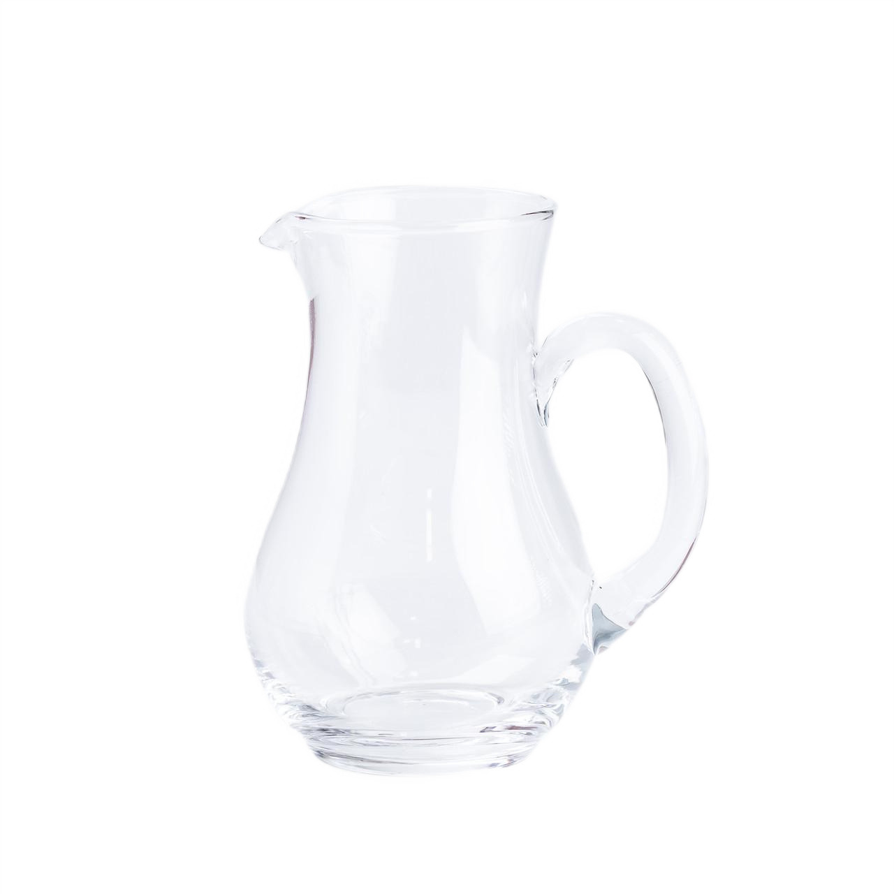Кувшин фигурный Cali из толстого стекла Прозрачный (HP574) - фото 1 Кувшин фигурный Cali из толстого стекла Прозрачный (HP574) - фото 1