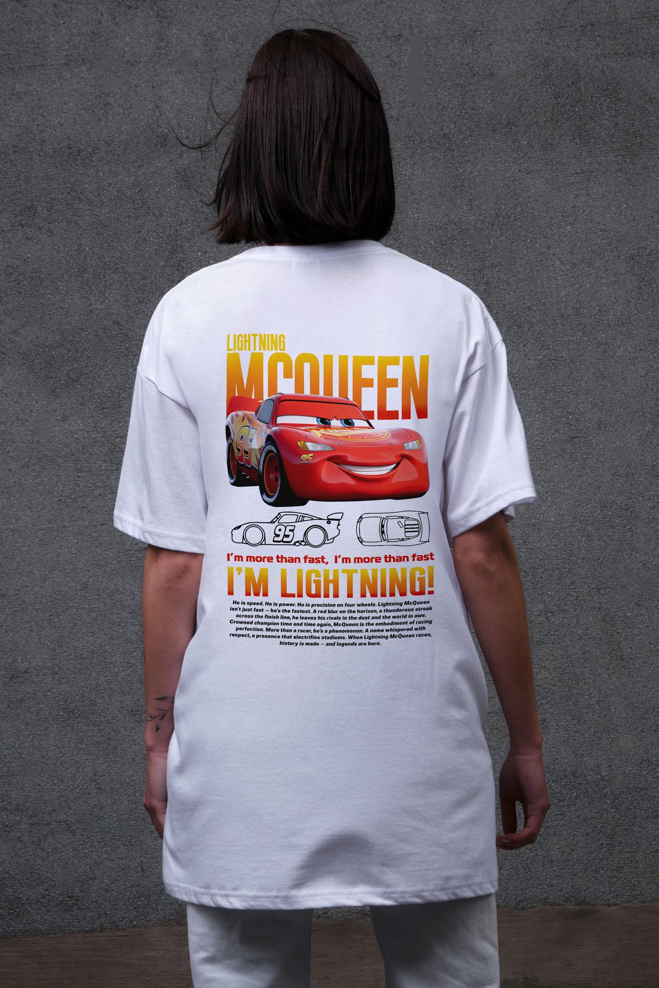 Футболка женская Without с принтом Mcqueen оверсайз S/M White (S8049655) Футболка женская Without с принтом Mcqueen оверсайз S/M White (S8049655)