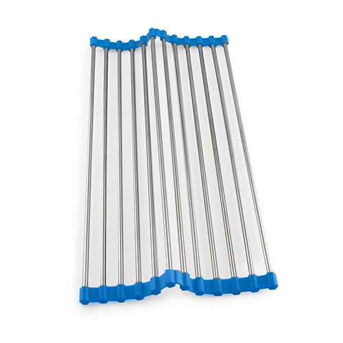 Сушилка для посуды на мойку 340х460х8 мм Синий