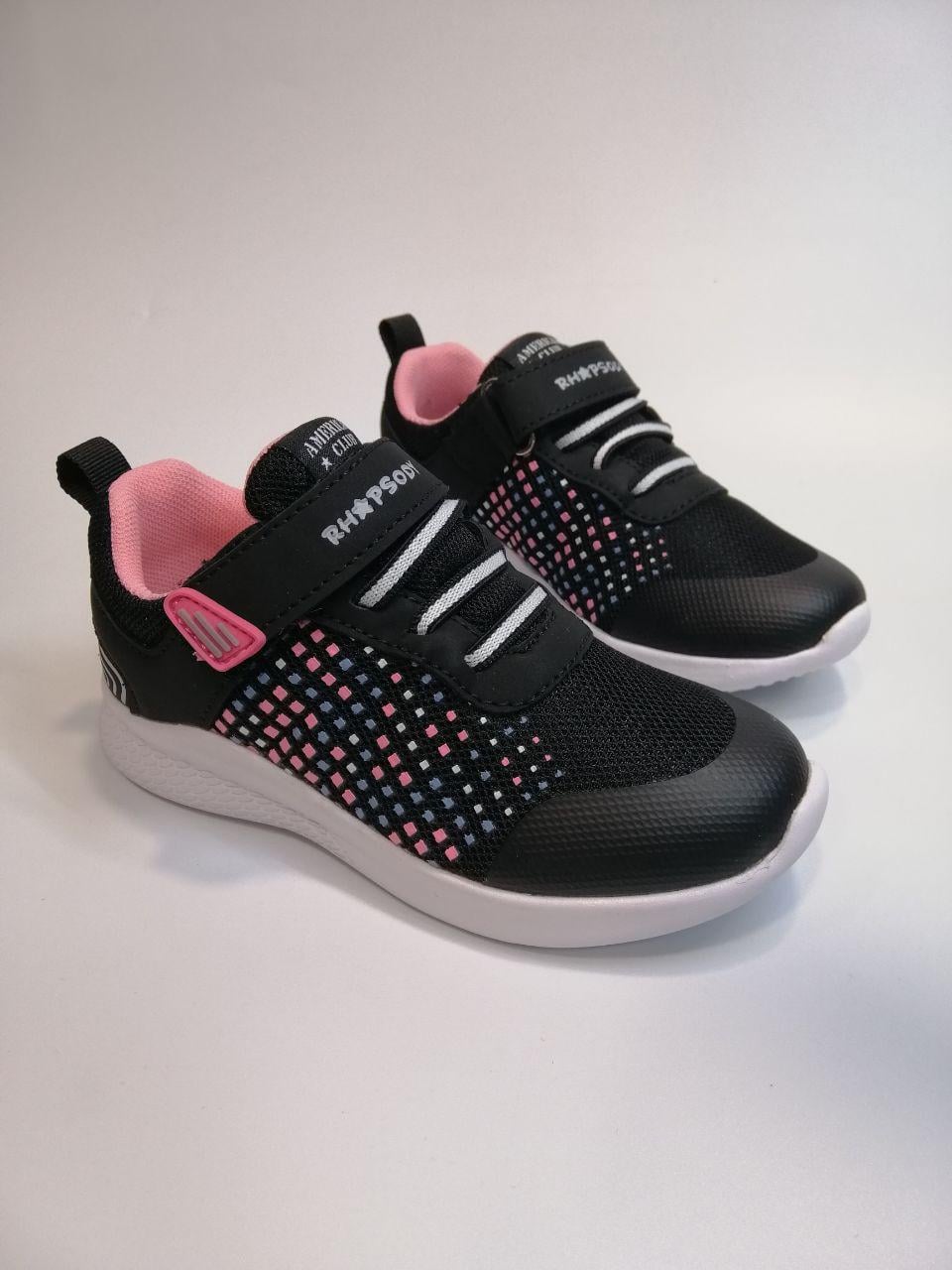 Кросівки для дівчинки American Club р. 32 20,5 см Чорний (110/23)