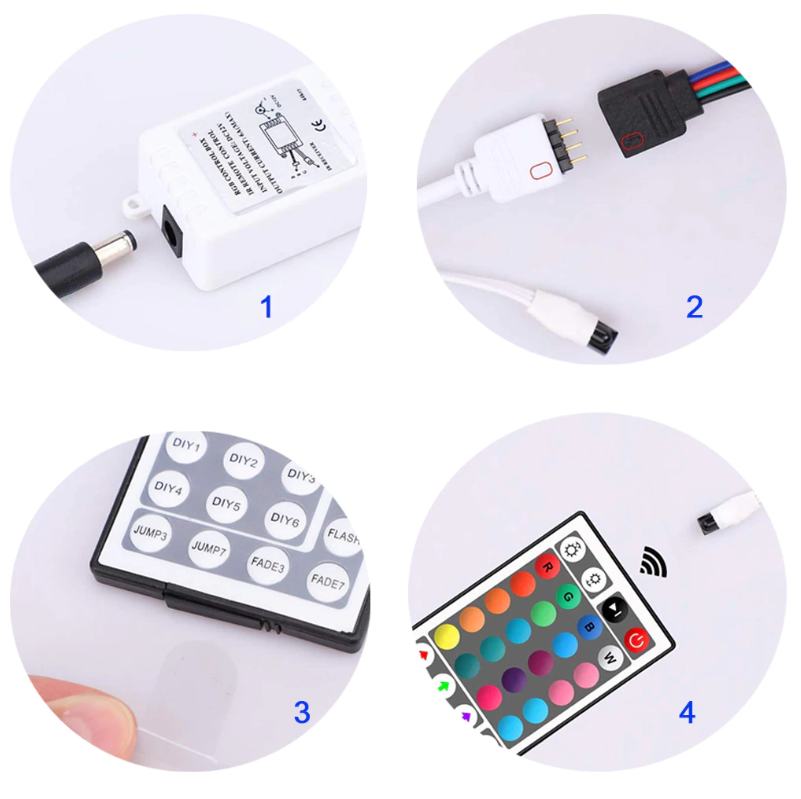 Cвітлодіодна стрічка вологозахищена LED 3528 SMD RGB 12 v 5 м - фото 3 Cвітлодіодна стрічка вологозахищена LED 3528 SMD RGB 12 v 5 м - фото 3