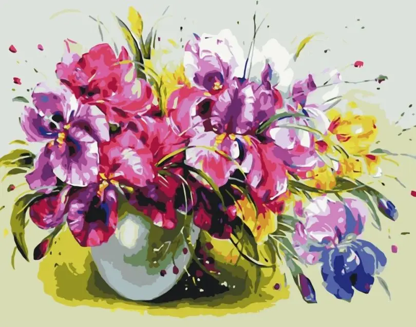 Картина по номерам ART CRAFT Красочные ирисы 40x50 см (ACR-B-13139-AC)