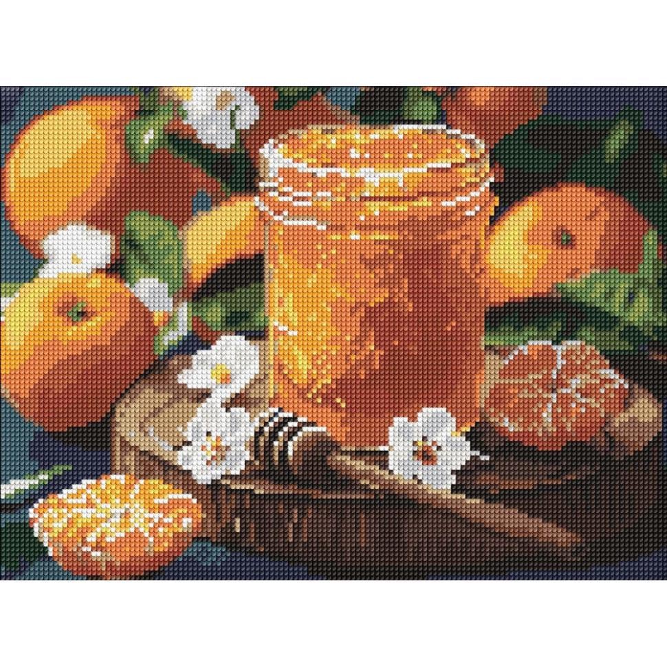 Алмазна мозаїка Ideyka Мандаринове варення AMO8128 30х40 см (RLT54023)