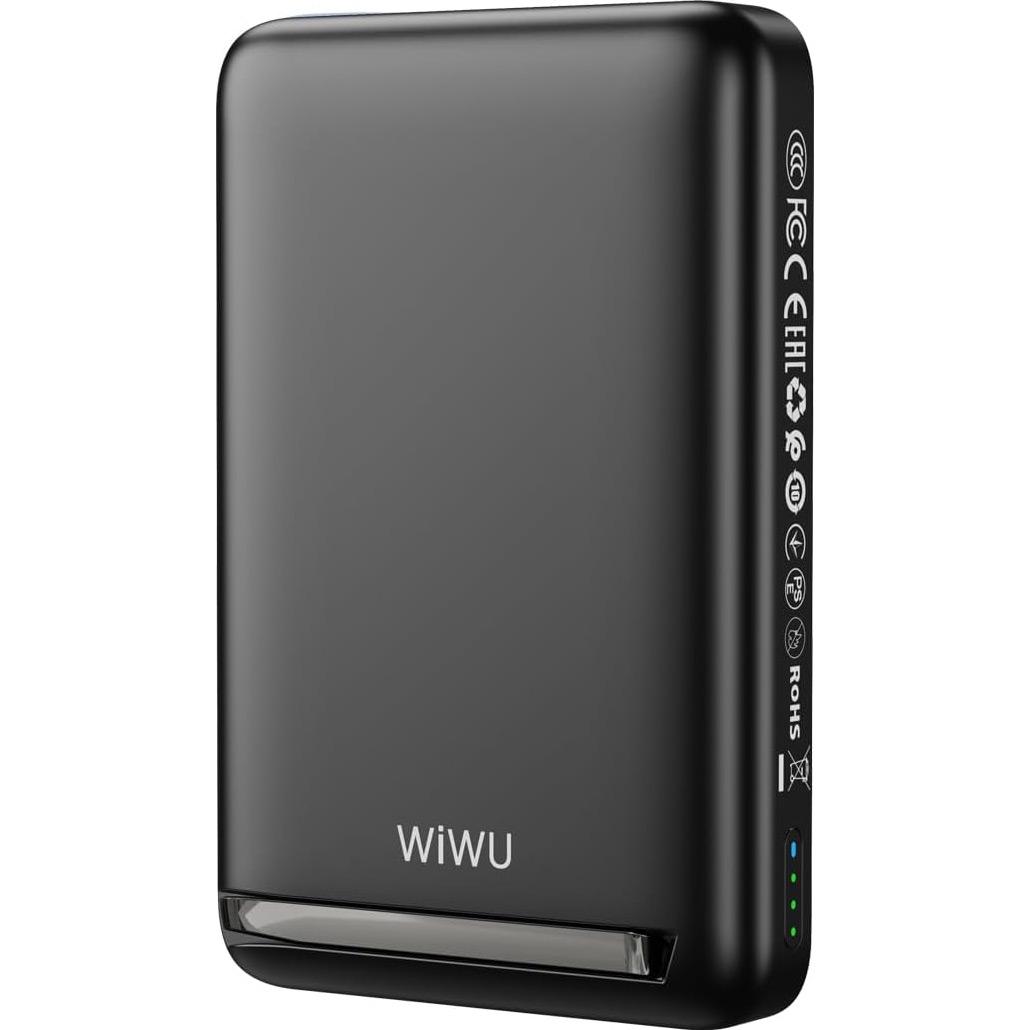 Внешний аккумулятор WiWU Wi-P043 10000 mAh Black - фото 2 Внешний аккумулятор WiWU Wi-P043 10000 mAh Black - фото 2