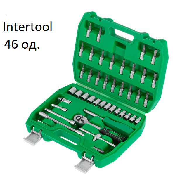 Набор инструментов Intertool 46 ед. (ET-6046) - фото 2