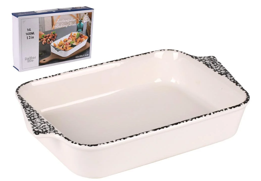 Форма для запекания керамика Stains 1,4л 31х18х5,5 см (R35628-M)