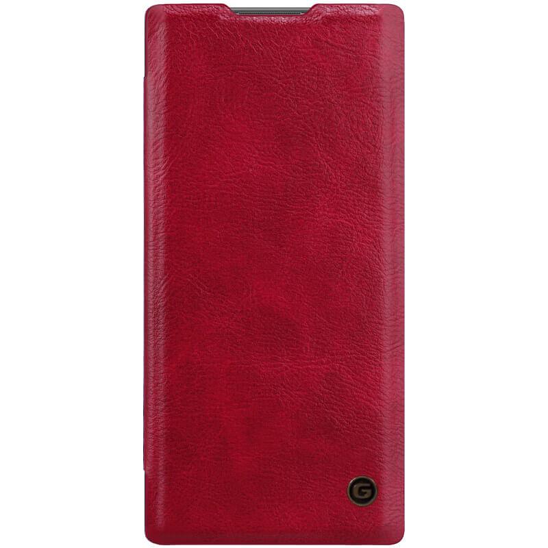 Кожаный чехол книжка G-Case Vintage Business Series для Samsung Galaxy Note 10 Plus Красный