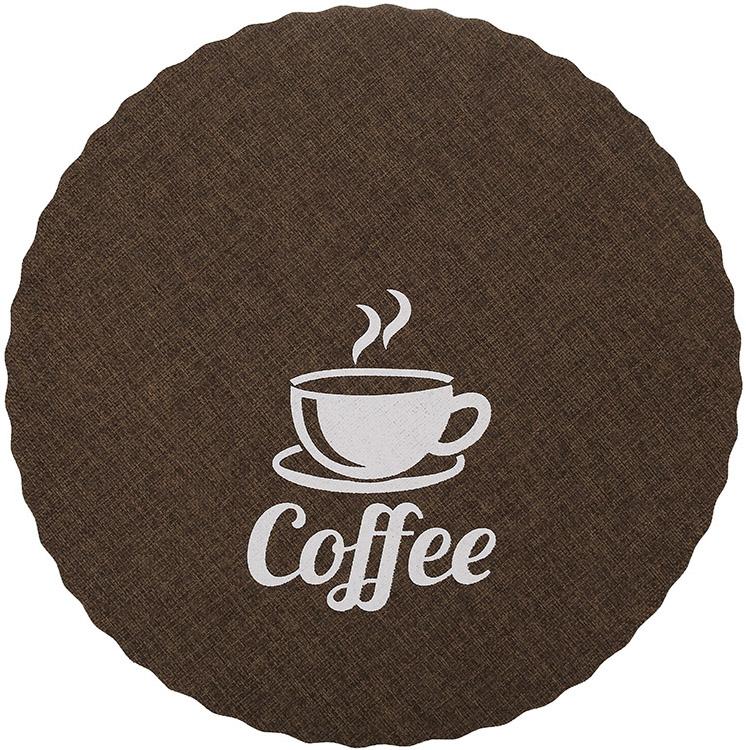 Коврики сервировочные 12 шт. Doily Coffee 38 см Коричневый