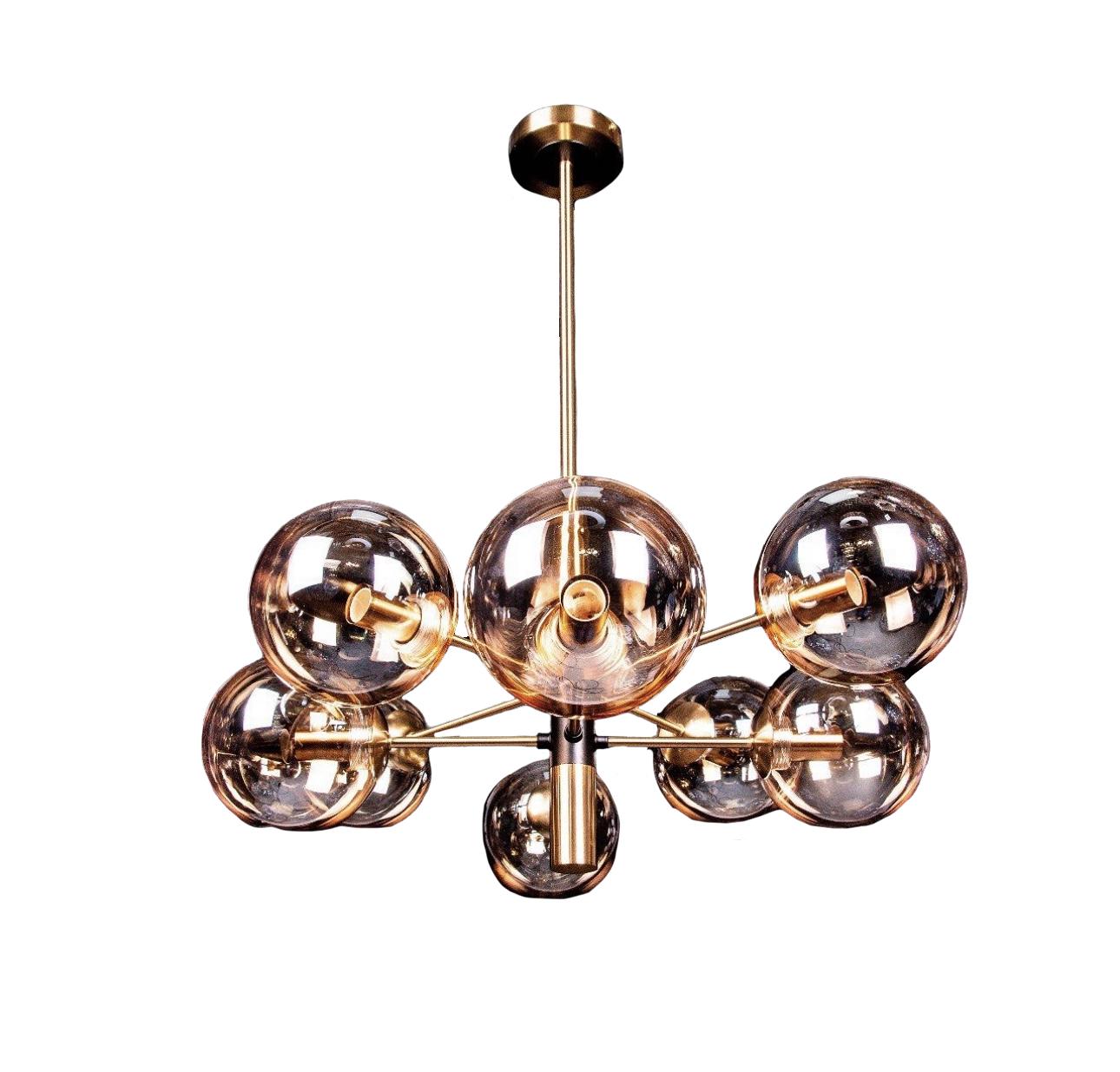 Люстра молекула Прометей P9-N2773/8 copper