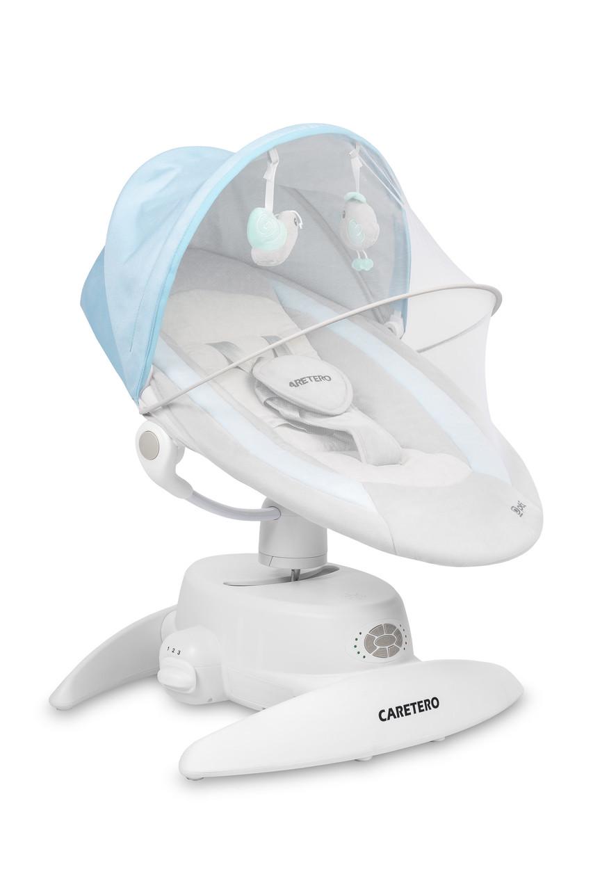 Качели-шезлонг детские Caretero Opti Blue (2475150240) - фото 3 Качели-шезлонг детские Caretero Opti Blue (2475150240) - фото 3