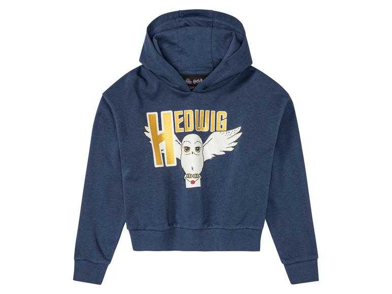 Кофта-худи Pepperts для девочки укороченная 146-152 см Синий (13659581)